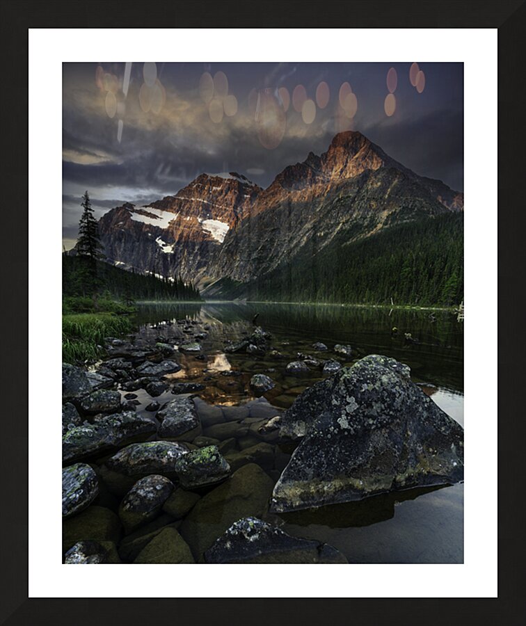 Mt. Edith Cavell Picture Frame print