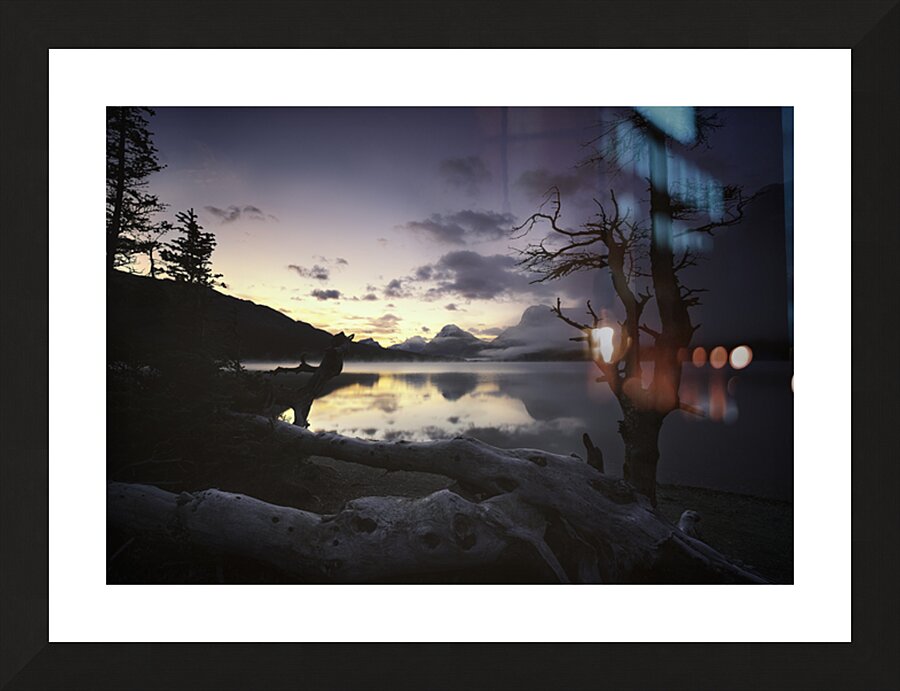 Bow Lake Picture Frame print
