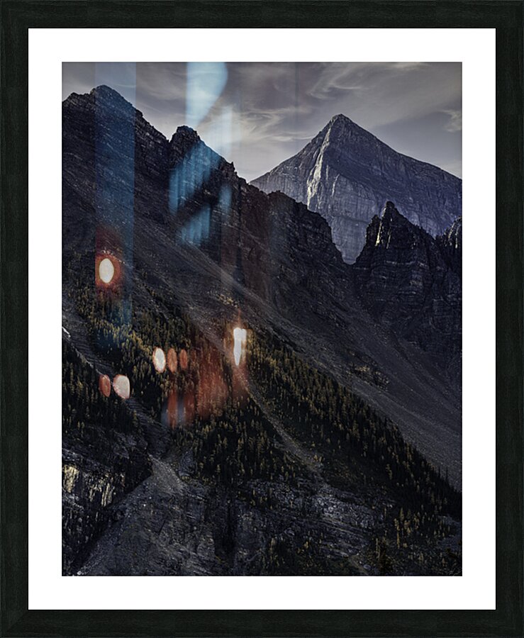 Mountain Peaks Picture Frame print