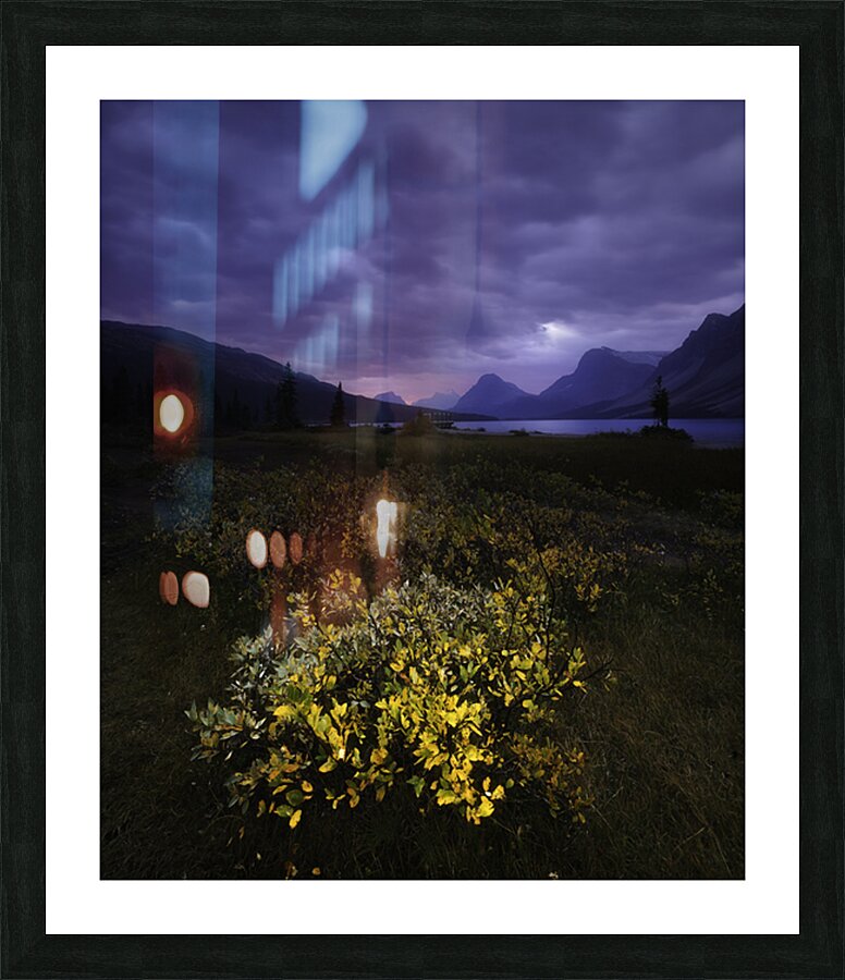 Bow Lake 8 Picture Frame print