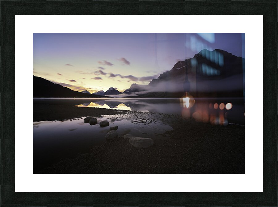 Bow Lake 1 Picture Frame print