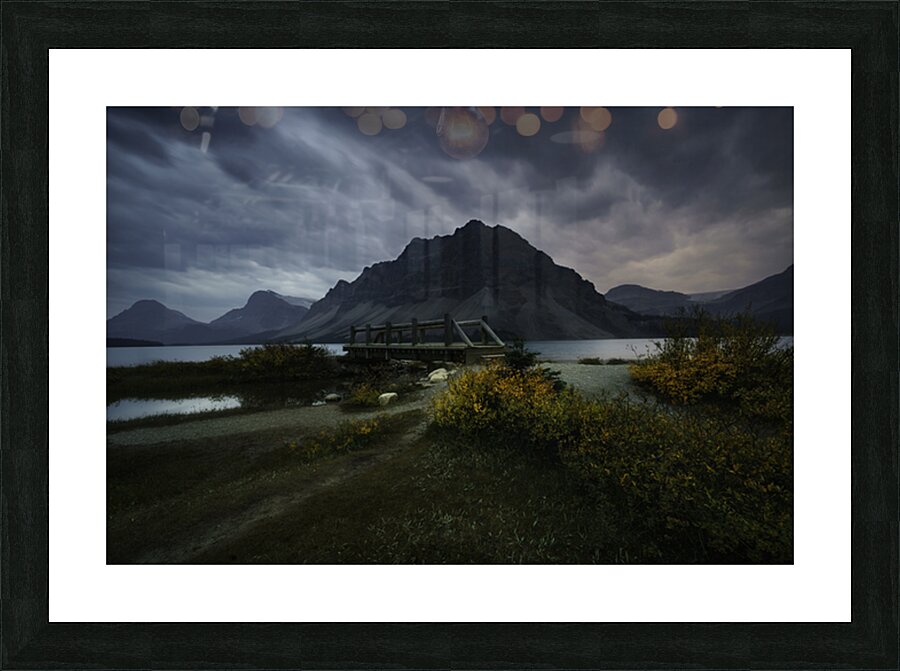 Bow Lake 5 Picture Frame print