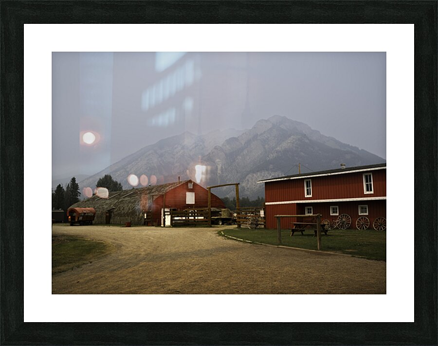 Farm House Picture Frame print