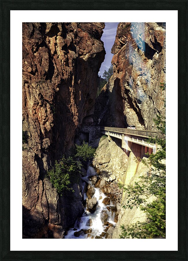 Split Rock 2 Picture Frame print
