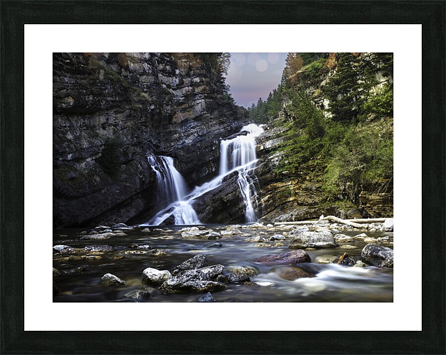 Cameron Falls Picture Frame print