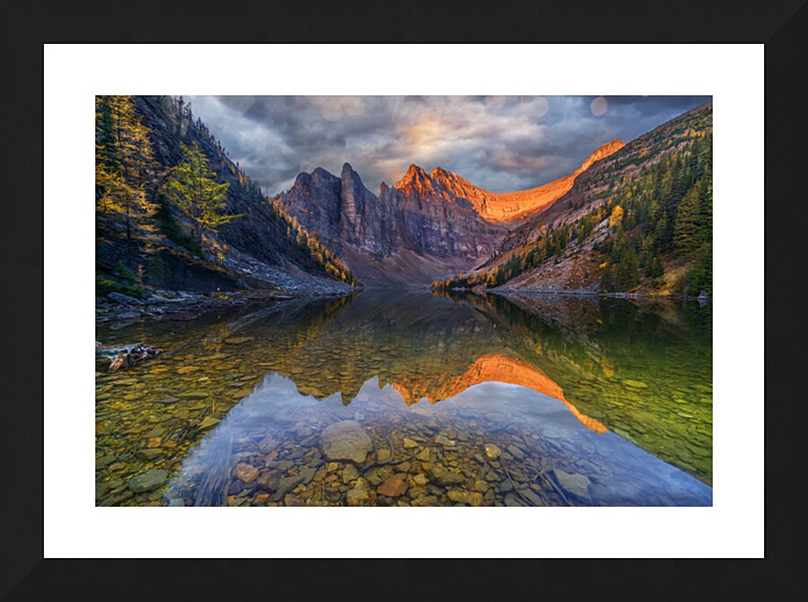 Lake Agnes Picture Frame print