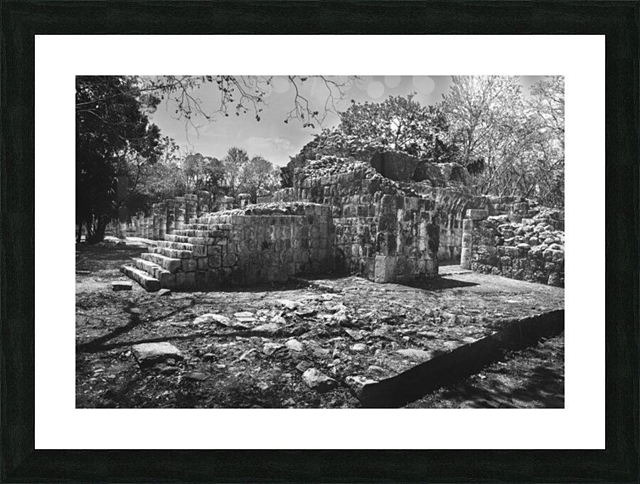 Mayan ruins 2 Picture Frame print