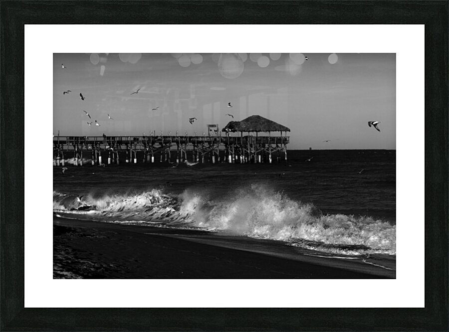CoCoa Beach Pier Picture Frame print