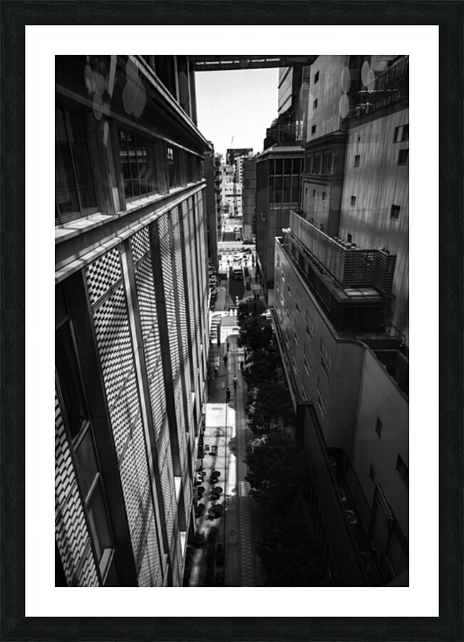 Japan City Scape Picture Frame print
