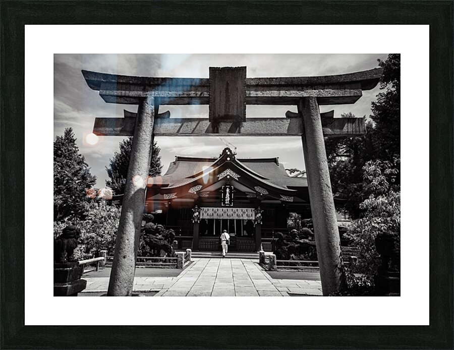 Temple Picture Frame print