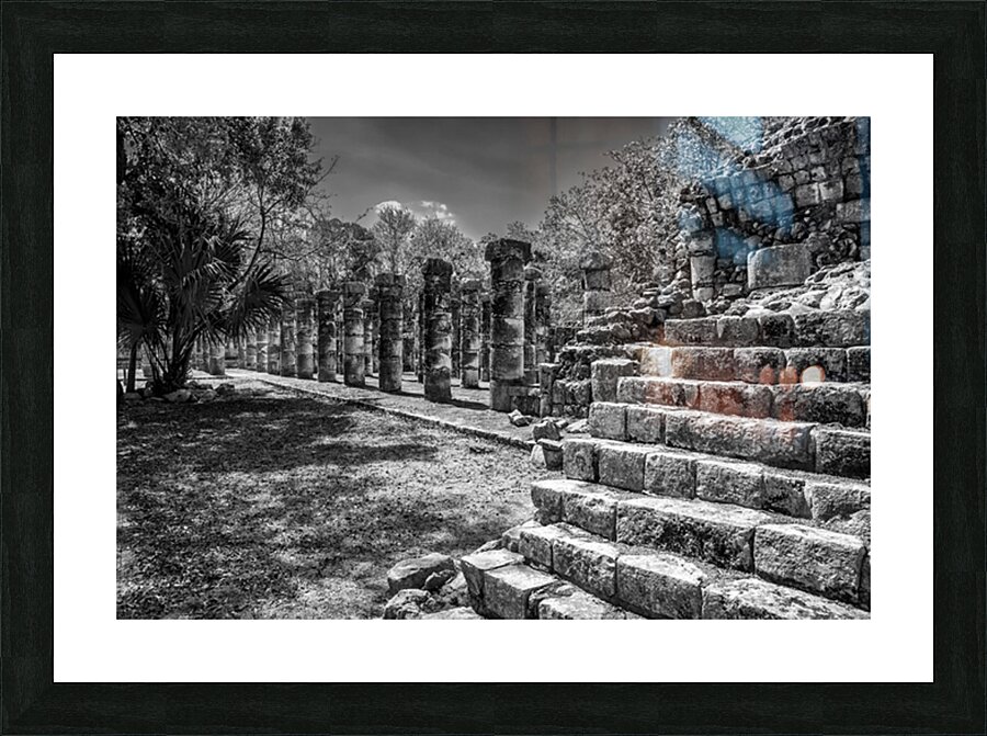 Mayan ruins 1 Picture Frame print