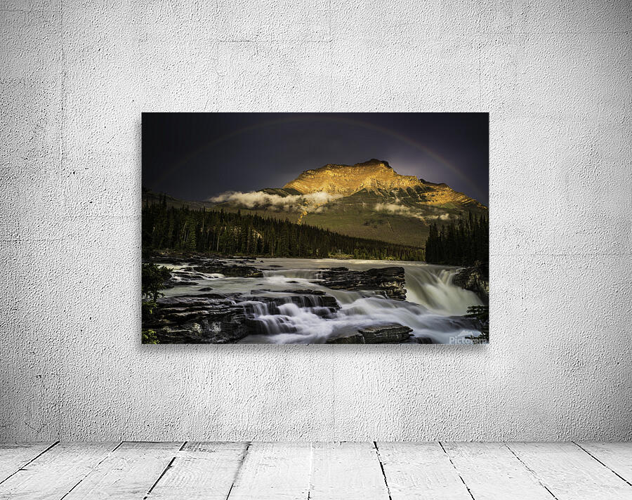 Rainbow Athabasca falls Wall Preview