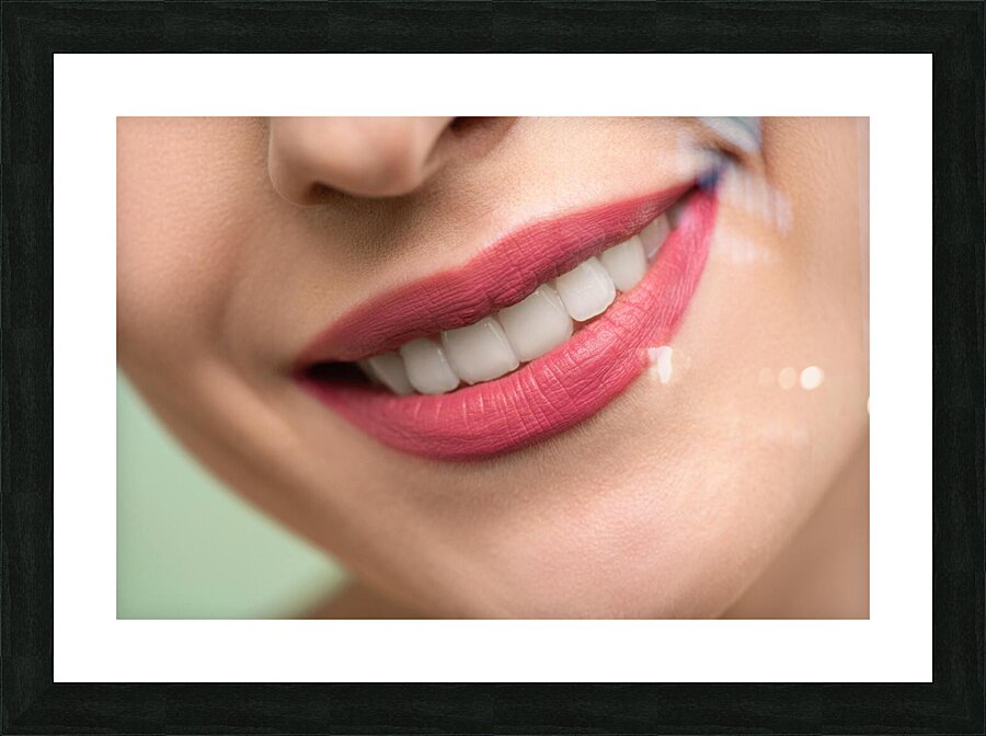 Healthy Smile Picture Frame print