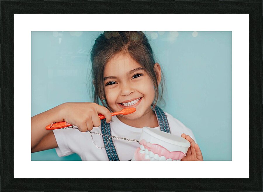 Teeth Care Picture Frame print