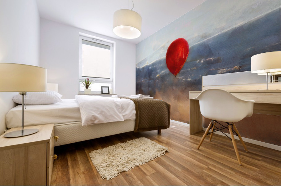 Red Balloon Germany Mural print