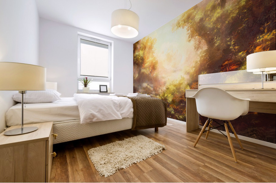 Summer in Wolfsburg Germany Mural print