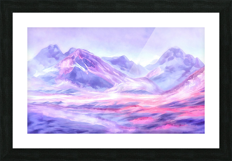 Mount Fairweather Canada Picture Frame print