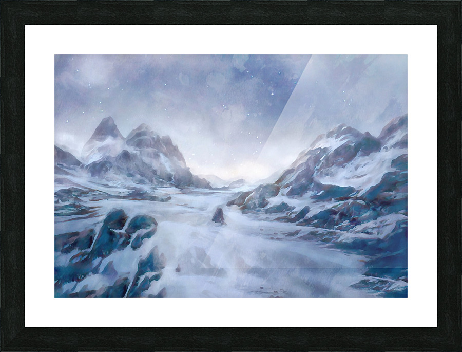 Celestial Mountains Wyoming Picture Frame print