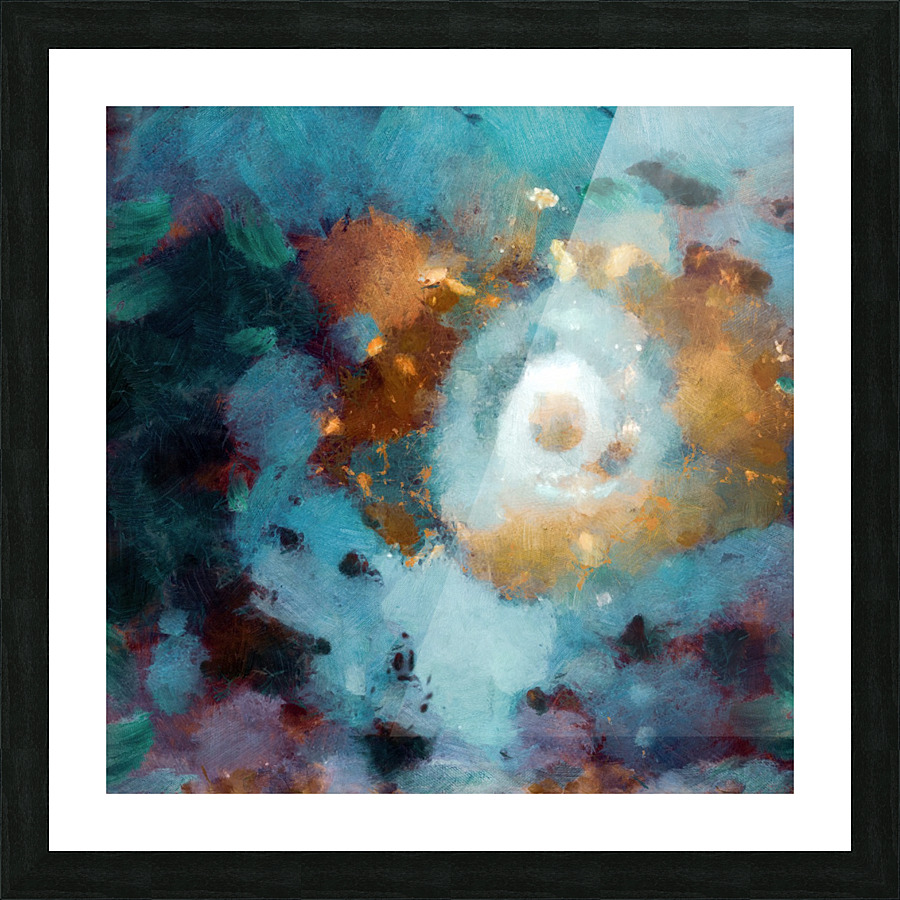 Golden Eye Picture Frame print
