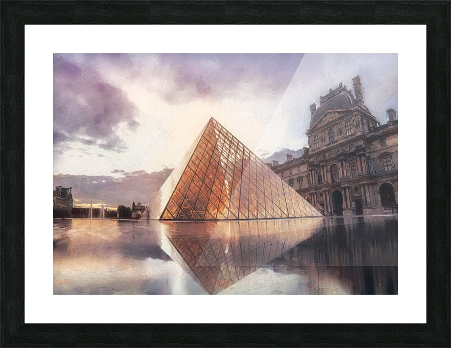 The Lourve Picture Frame print