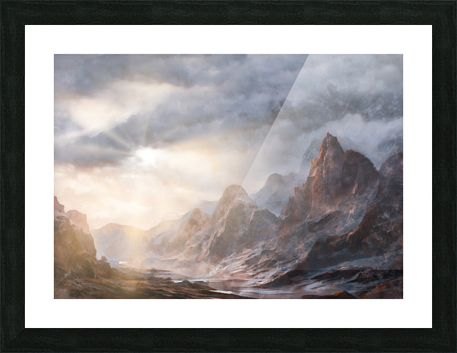 Castle Mountain  Canada Picture Frame print