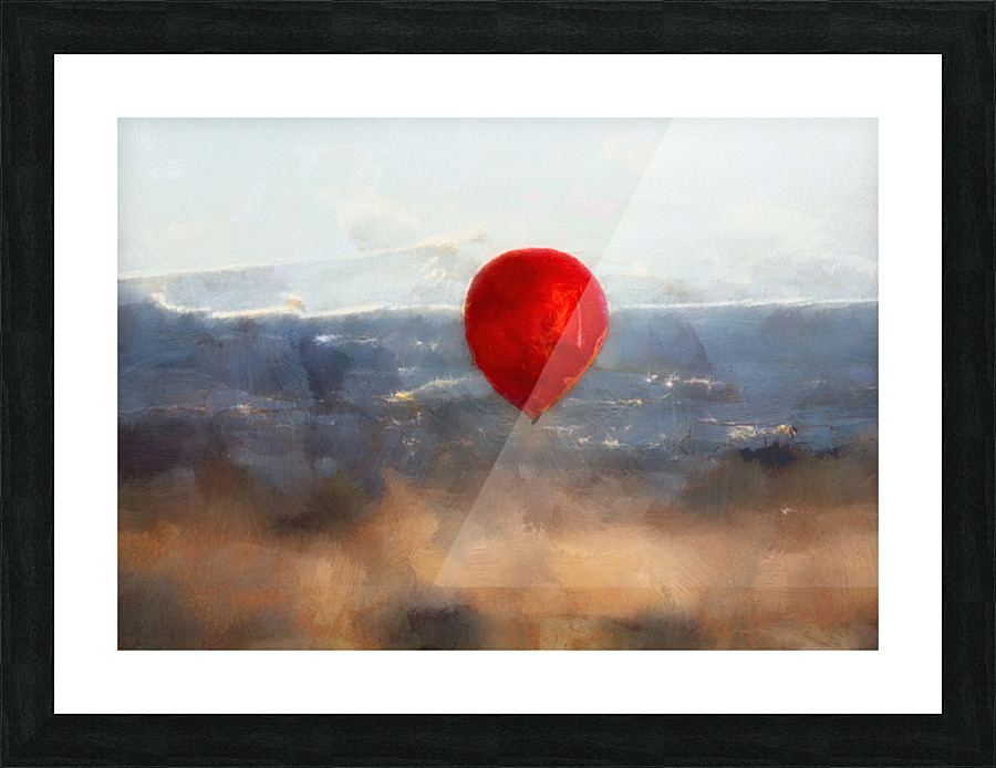 Red Balloon Germany Picture Frame print