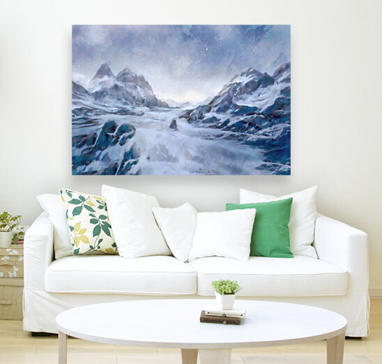 Celestial Mountains Wyoming Reproduction