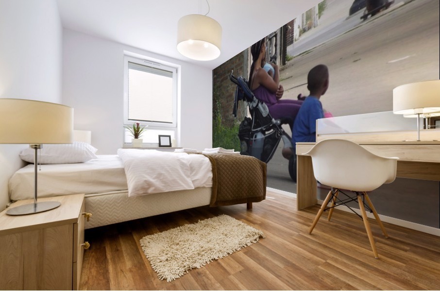 LOOKING FOR HIM Mural print