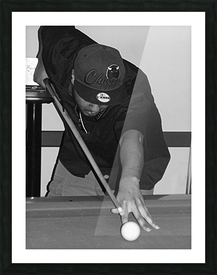 8 BALL...CORNER POCKET Picture Frame print