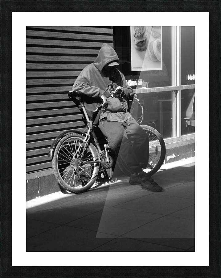 TAKING A MOMENT Picture Frame print