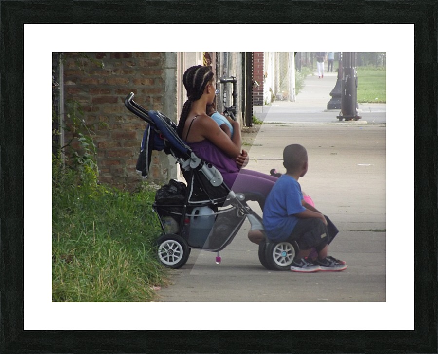 LOOKING FOR HIM Picture Frame print