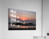 Sunset at Cypremort Point Beach - LA Acrylic Print