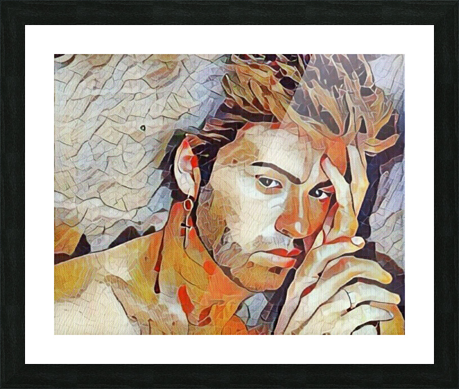 George Michael Art Picture Frame print