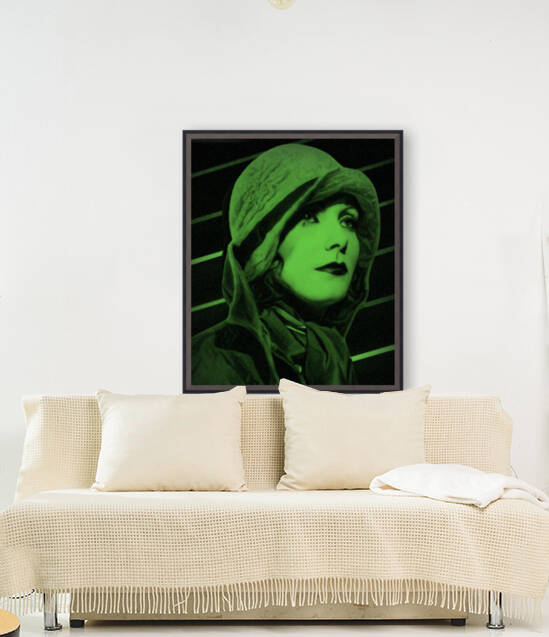  1920 Greta Garbo  Modern Art   by Invitation Of Creation