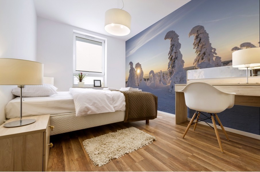 Winter Firs Mural print