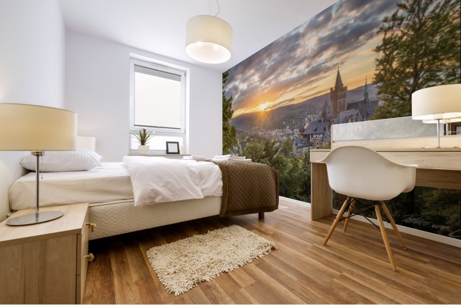 Castle Wernigerode Panorama Mural print