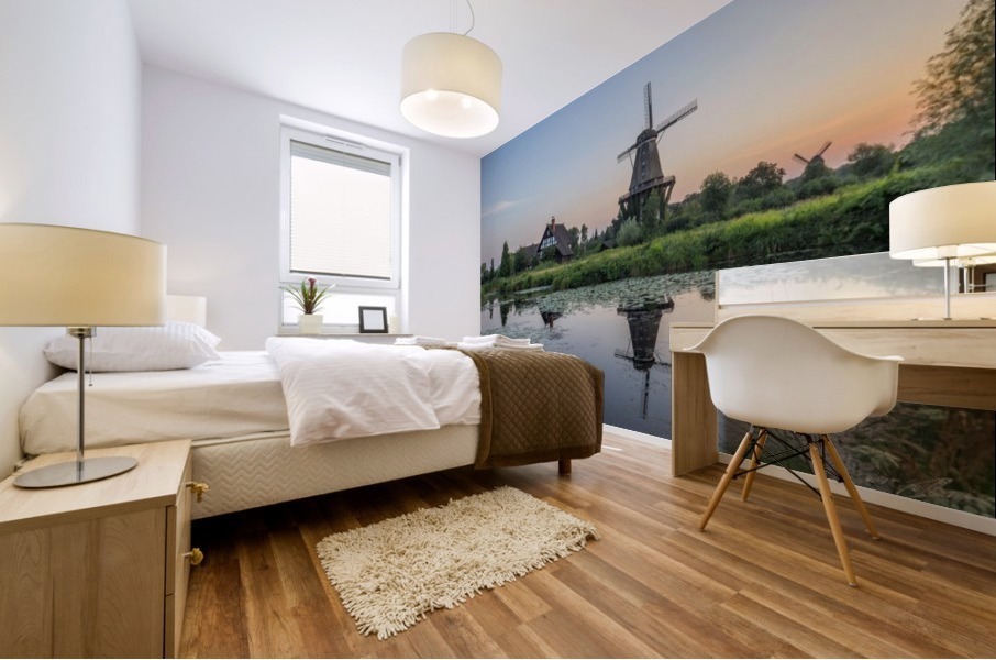 Mill Evening Mural print