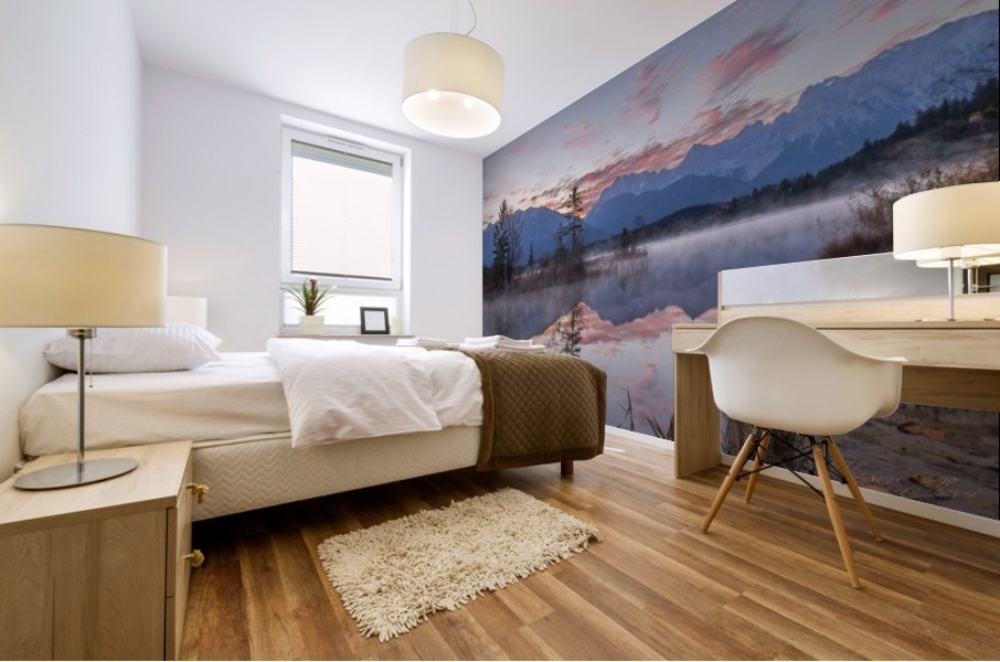 Karwendel Burning Mural print