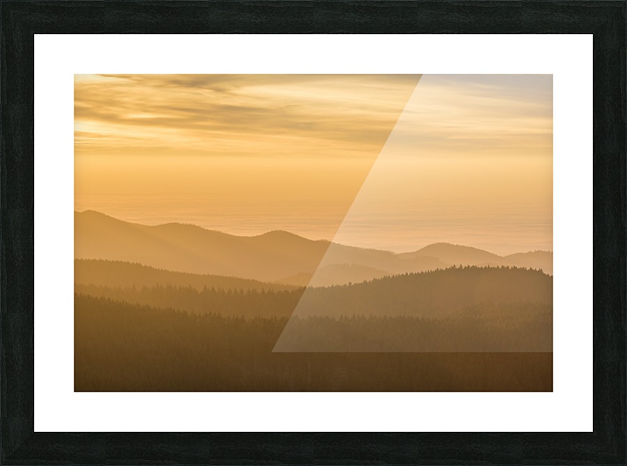 Harz Mountains Picture Frame print