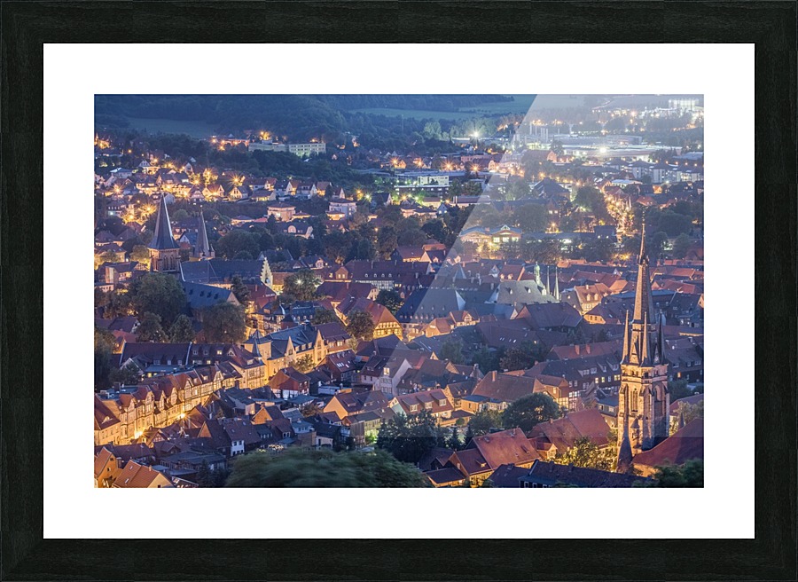Wernigerode City Picture Frame print