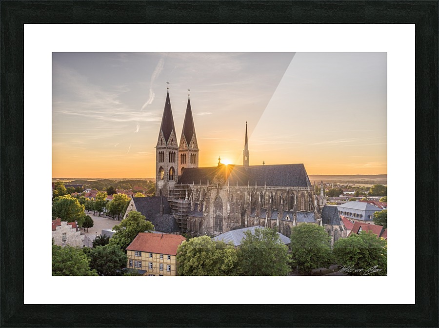Halberstadt Cathedral Picture Frame print