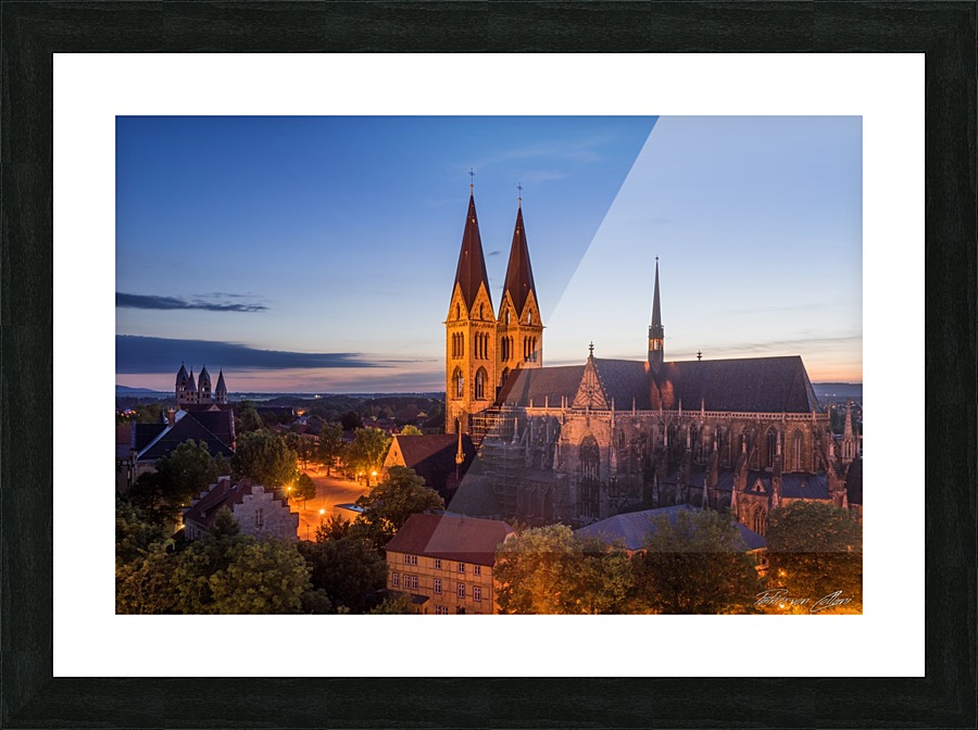 Cathedral Halberstadt Picture Frame print