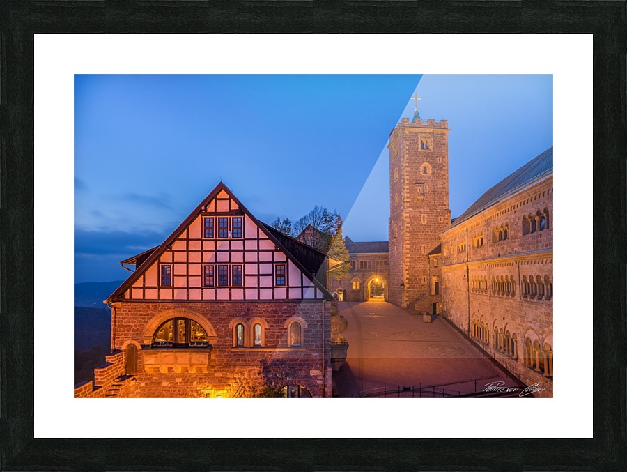Castle Wartburg Picture Frame print