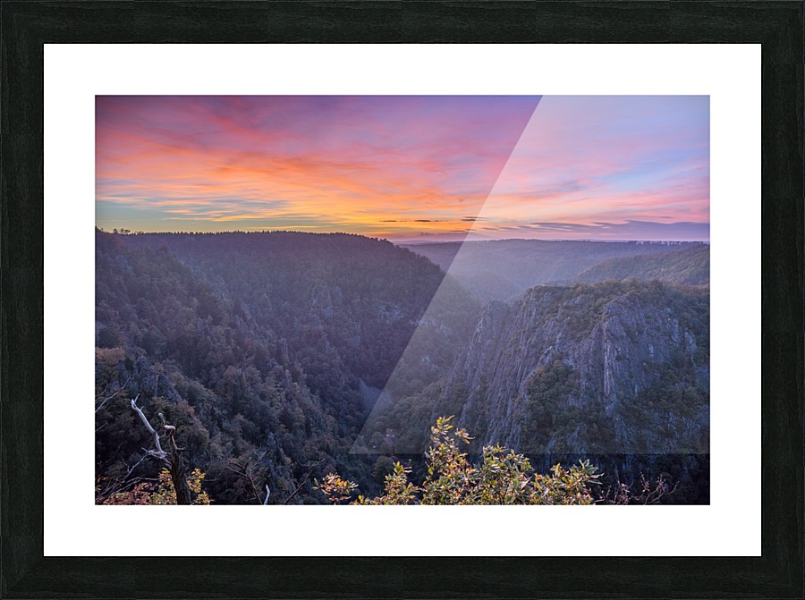 Bode Valley Harz Picture Frame print