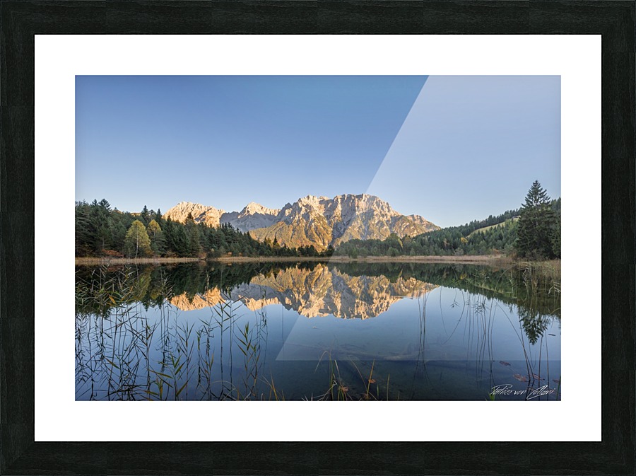 Alpine Lake Picture Frame print