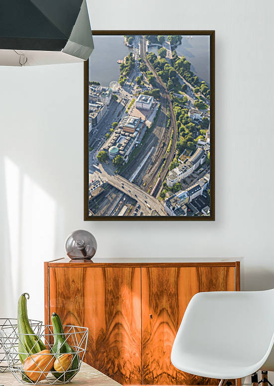 Aerial Photo Hamburg Art Gallery by Patrice von Collani