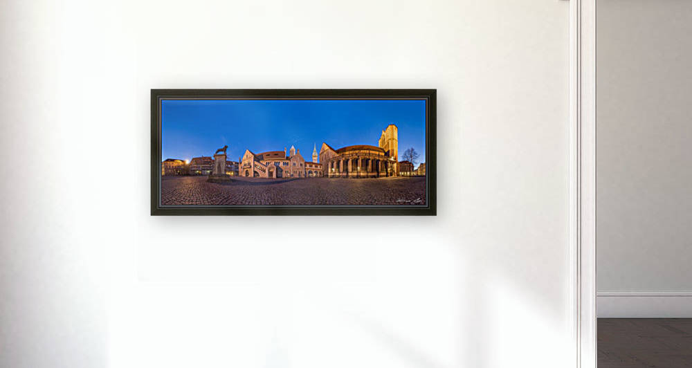 Burgplatz Brunswick Panorama by Patrice von Collani