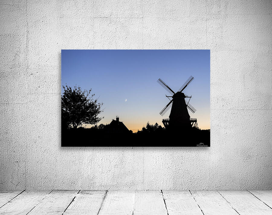 Mill Silhouette Wall Preview
