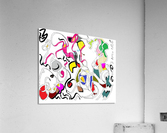 i'm here somewhere Acrylic Print