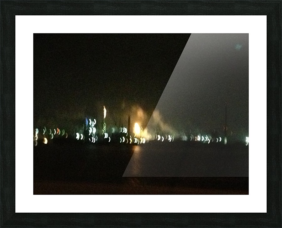 Cityscape or Disaster Picture Frame print